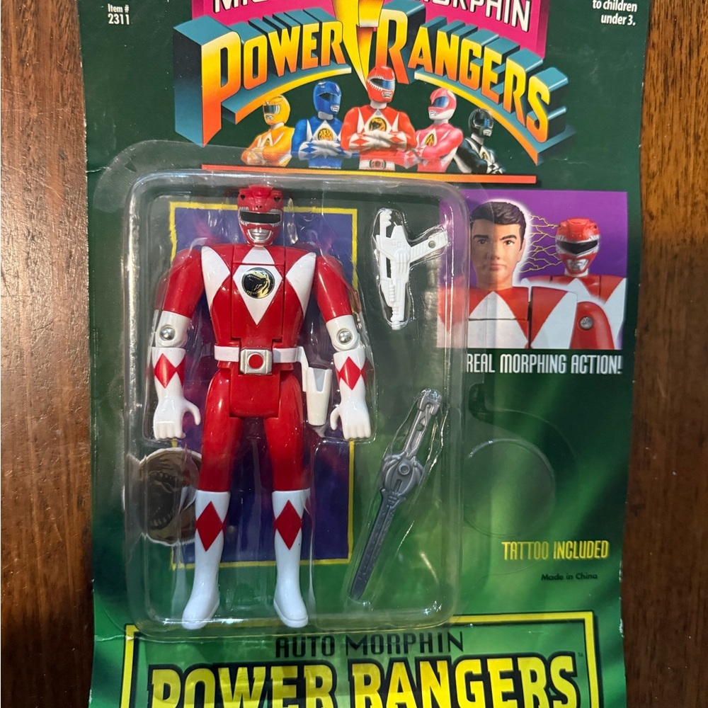 Mighty Morphin Power Rangers Auto Morphin Jason Red Ranger Legacy Figure 2018